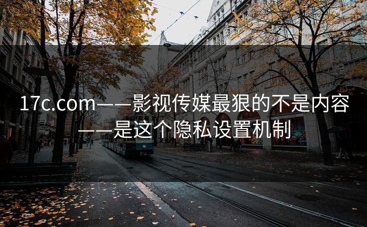 17c.com——影视传媒最狠的不是内容——是这个隐私设置机制-第1张图片-17c影院免费 - 日韩无广告观看